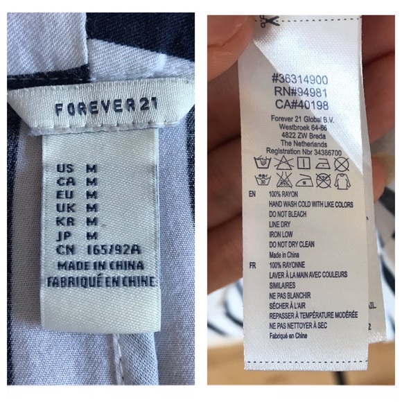 Forever 21 White & Blue Nautical blazer M - Picture 11 of 16